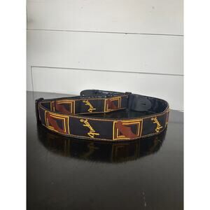 Fender 2" Monogrammed Guitar Strap Black,‎ Yellow, and Brown